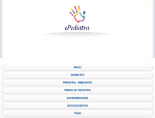 Tablet Screenshot of epediatra.com